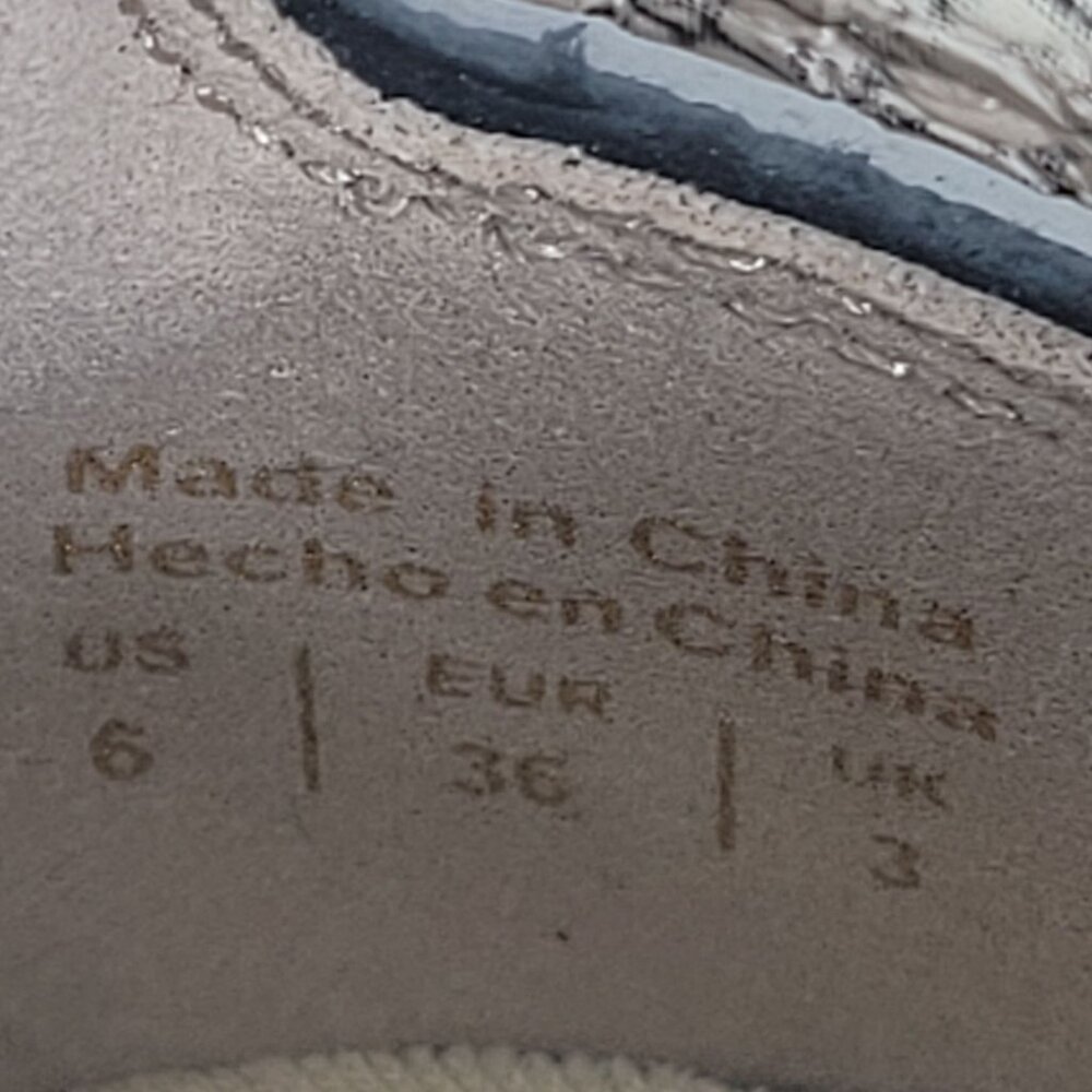 Aldo Platform Women’s Tan Black Lace Up Snake Print Sneaker US Size 6 - Picture 8 of 8